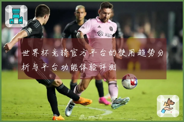 世界杯竞猜官方平台的使用趋势分析与平台功能体验评测
